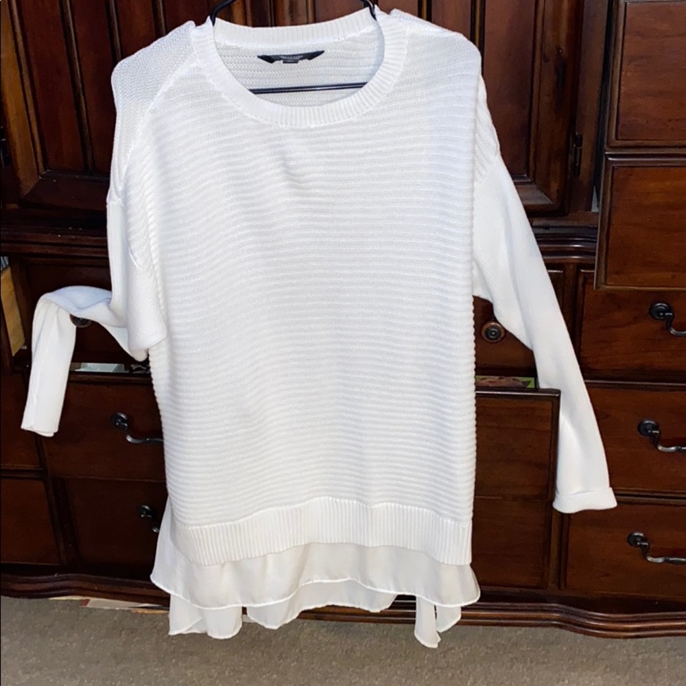White simply vera sweater extra large